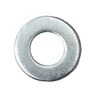 SAEW8 #8  SAE Flat Washer, Low Carbon, Zinc